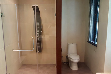 Master Bathroom with Garden View